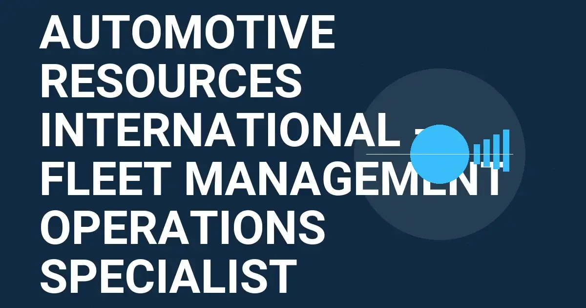 Automotive Resources International - Fleet Management Operations Specialist