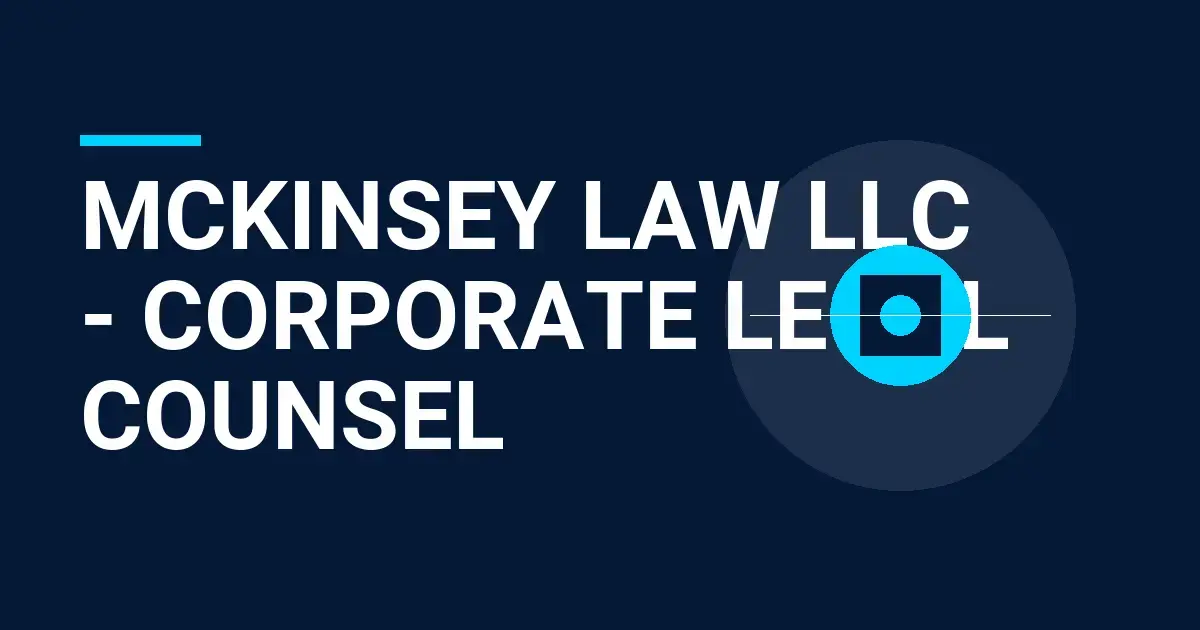 McKinsey Law LLC - Corporate Legal Counsel