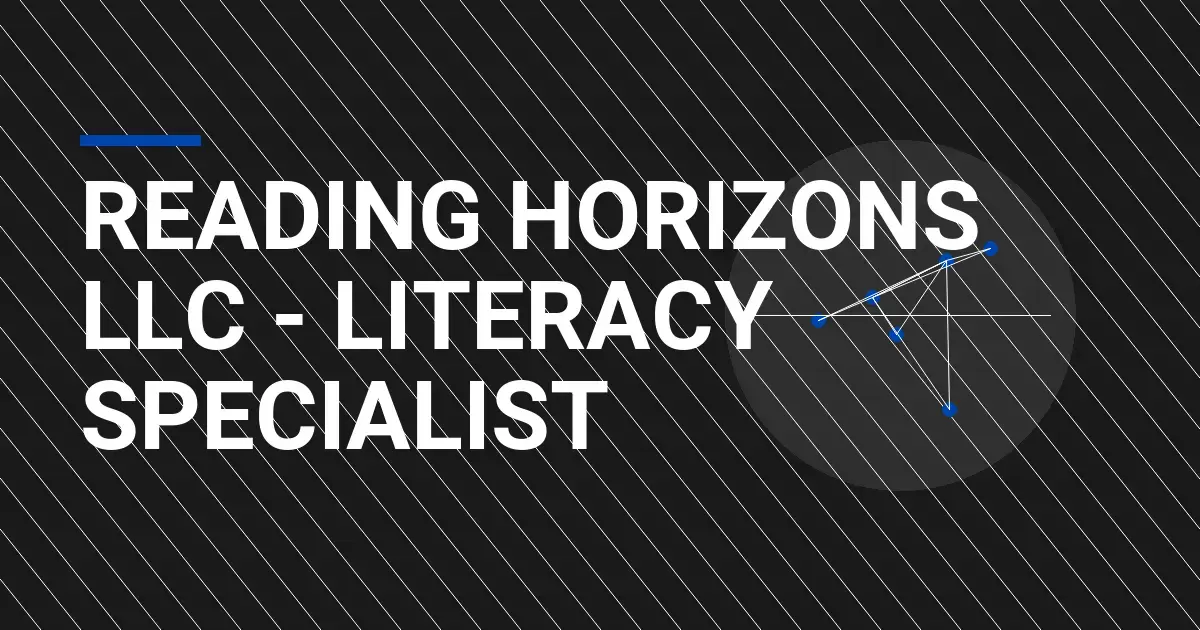 Reading Horizons LLC - Literacy Specialist
